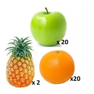 Ramadan Fruit Bundle  (Pineapple,orange,nd apple)
